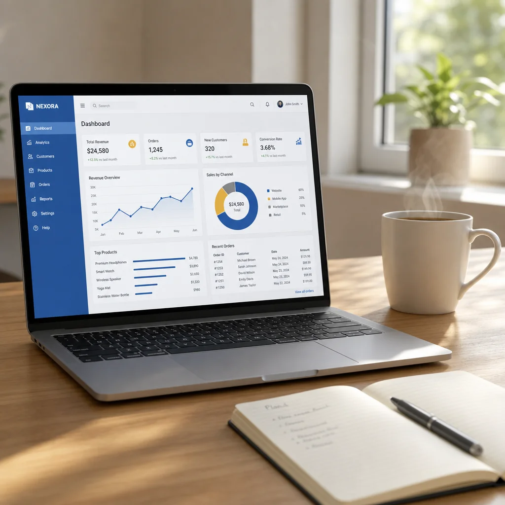 Hospitality workflow optimization dashboard
